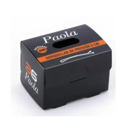 Asuer Horquilla Negro Paola 5cm 400uds